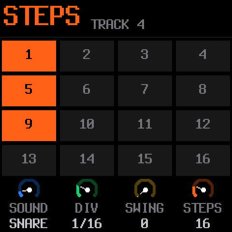 The SEQ layer: the 16 steps of the page